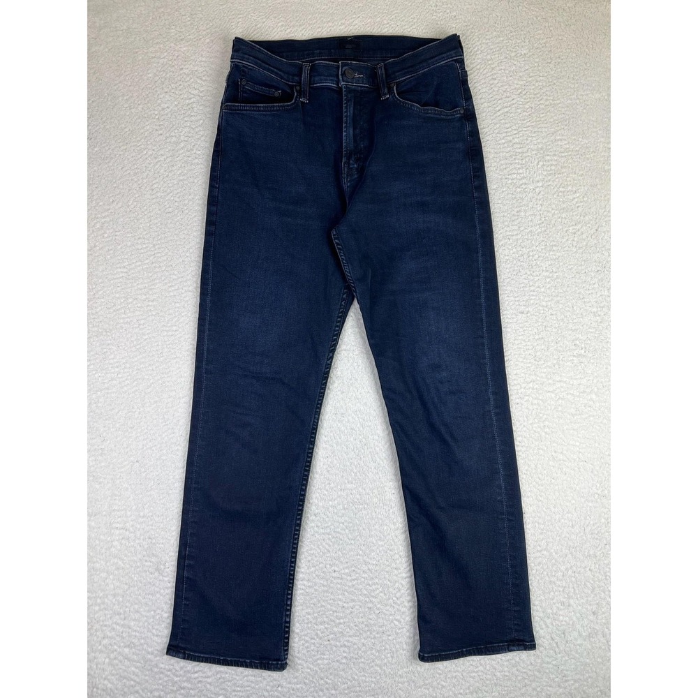 Mother‎ The Mid Rise Rider Ankle Jeans Womens 29 Black Night In Paris Stretch